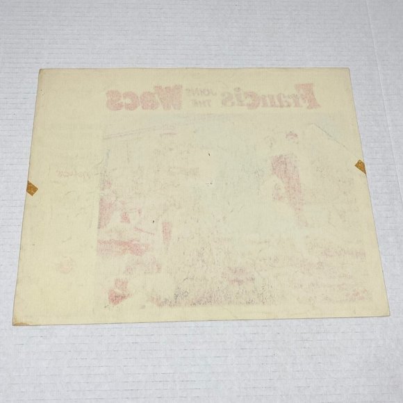 Francis Joins The Wacs 1954 Universal Pictures Movie Lobby Card Poster 11x14 VTG - Picture 7 of 7